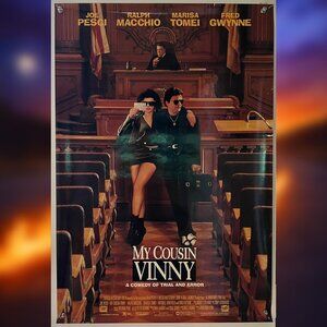 MY COUSIN VINNY (1992) - ORIGINAL SINGLE SIDED VIDEO STORE MOVIE POSTER